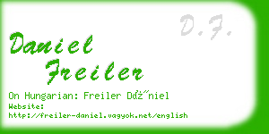 daniel freiler business card